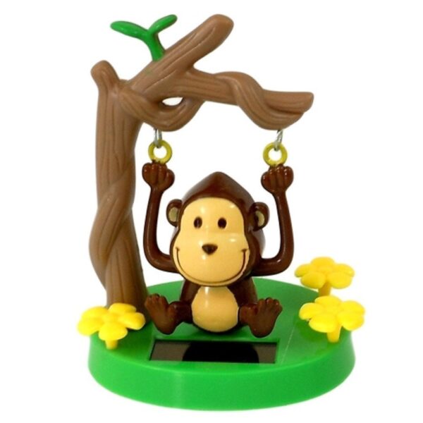 Dancing Toy Swinging Hanging Monkey Bobbleheads Shaking Car Dashboard, Car Interior Decorations Gift