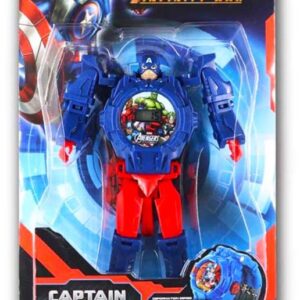 Captain America Transformer Watch-TWT01JB00SN29S6CA
