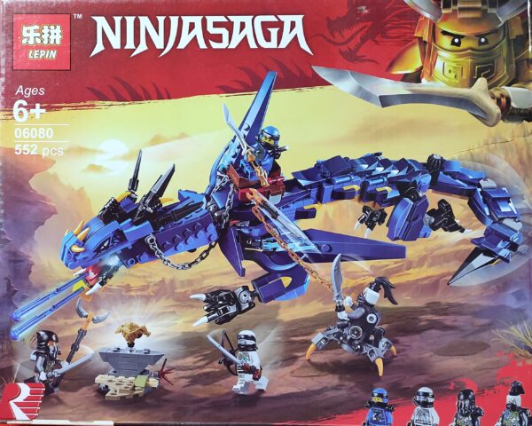 Ninjasaga 552 pcs Constructive, Educational, Creative, Action Figure Toy - For 6+ Age