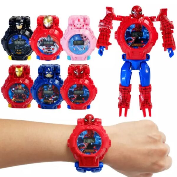 Be 10 Transformer Watch Convertible Action Figure Toy With Light, 3 years +