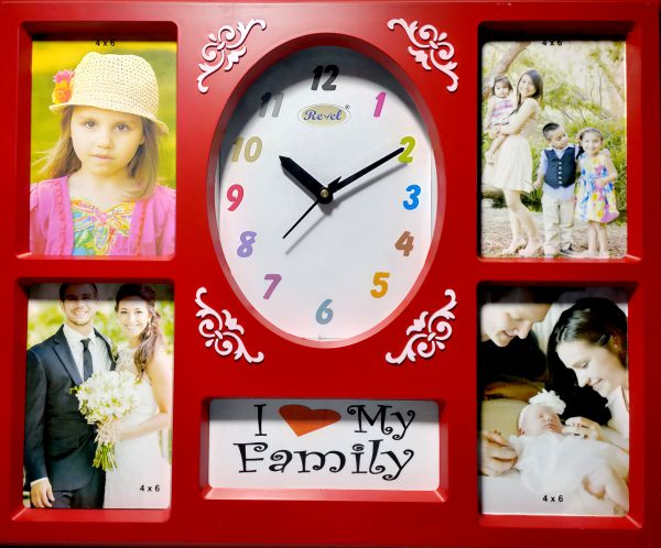 Emaacity- PHOTO FRAME WITH CLOCK -FFPILC02M30S2