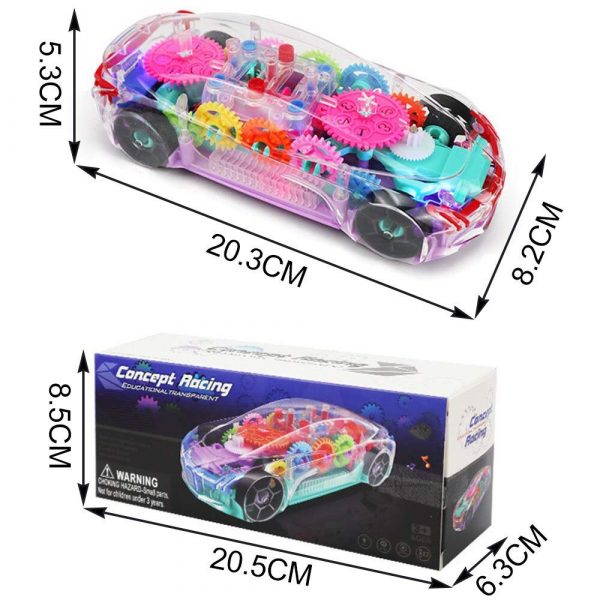 Emaacity - Concept Racing Gears Car - CRC02BKE80S01-3