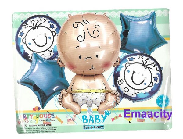 Emaacity - Baby Boy Balloons - IABB00BKE80S01