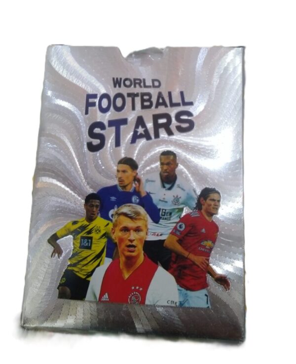 WORLD FOOTBALL STARS SILVAR METAL CARDS