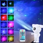 Astronaut  Projector Night Light- Lights For Home Kids Room | Astronaut Light Projector Timer & Remote Control, Bedroom & Ceiling Projector Best Gifts-Silicone,Led