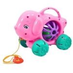 Dog Toys for Kids, Musical Pull Along Rabbit Animal Toy for Toddlers, Indoor Outdoor Drag Along Garden Toys for Babies Girl & Boy