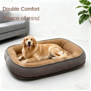 Dog House Winter Warm Removable Washable All-Season Dog Cage Dog Bed Cat Bed Pet Dog House Semi-Enclosed Cat Pad
