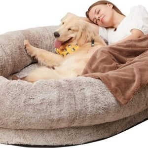 Dog Bed for Humans | Portable | Pet Bed Giant Dog Bed | Human Bed | Cat Bed | Dog Bed